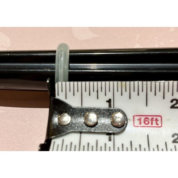 Translucent Blue Lucite Ring 8.75 Pinup Rockabilly Vintage - Picture 8 of 8